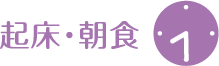 朝食&お散歩